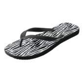 8-bits Pixel Zebra Print Design Patroon Teenslippers (Schuin)
