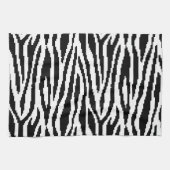 8-bits Pixel Zebra Print Design Patroon Theedoek (Horizontaal)