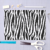 8-bits Pixel Zebra Print Design Patroon Tissuepapier (Craft)