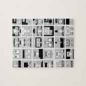 8-bits pixeltekenontwerp legpuzzel (Horizontaal)