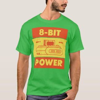 8-bits Power Retro Gamer T-shirt