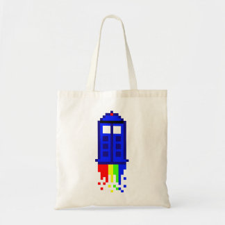 8-bits reistijd tote bag