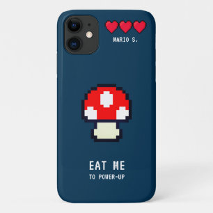 8-bits retro computergame - Magic Mushroom Case-Mate iPhone Case