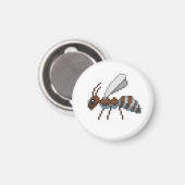 8-bits Retro Pixel Flying Ant Magneet (Voorkant / Achterkant)