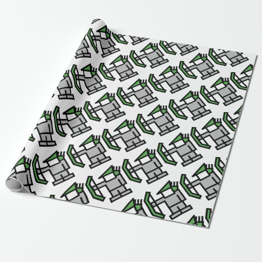 8-bits Robin Hood meme T-Shirts Cadeaupapier (Uitgerold)