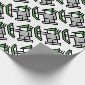 8-bits Robin Hood meme T-Shirts Cadeaupapier (Hoek)
