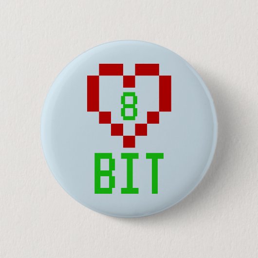 8-bits ronde button 5,7 cm (Voorkant)