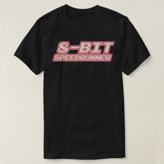 8-bits Speedrunner 3 T-shirt (Design voorkant)