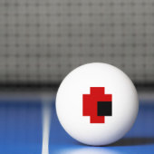 8-bits Spooky Red Eye Ping-Pong Ball (Net)