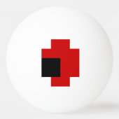 8-bits Spooky Red Eye Ping-Pong Ball (Voorkant)