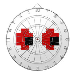 8-bits Spooky Red Eyes Dartbord