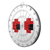 8-bits Spooky Red Eyes Dartbord (Voorkant Rechts)