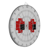 8-bits Spooky Red Eyes Dartbord (Voorkant Links)
