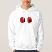 8-bits Spooky Red Eyes Hoodie (Voorkant)