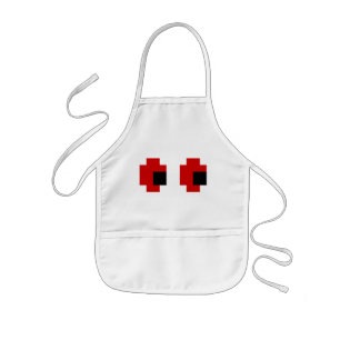 8-bits Spooky Red Eyes Kinder Schort