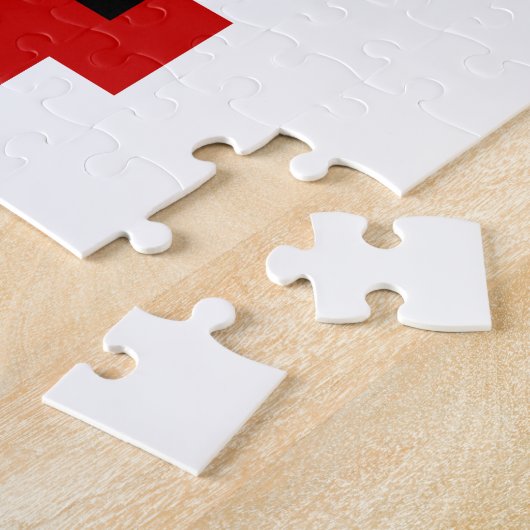 8-bits Spooky Red Eyes Legpuzzel (Zijkant)