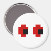 8-bits Spooky Red Eyes Magneet (Voorkant / Achterkant)