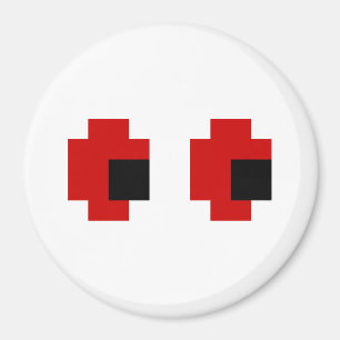 8-bits Spooky Red Eyes Magneet