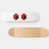 8-bits Spooky Red Eyes Skateboard (Horizontaal)