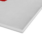 8-bits Spooky Red Eyes Snijplank (Hoek)