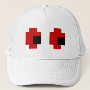 8-bits Spooky Red Eyes Trucker Pet