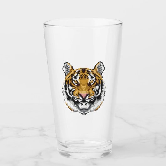 8-bits tijger glas (Voorkant)