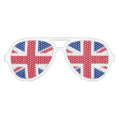 8-bits Uniepixelaansluiting Aviator Zonnebril (Voorkant)