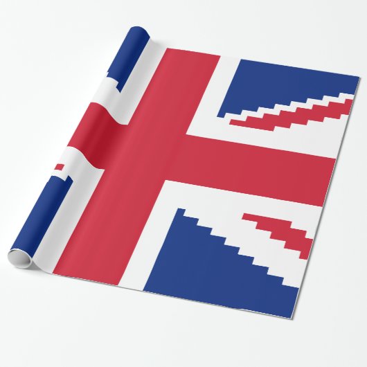 8-bits Uniepixelaansluiting Cadeaupapier (Uitgerold)