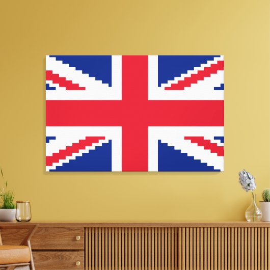 8-bits Uniepixelaansluiting Canvas Afdruk (Insitu (Woonkamer))