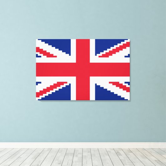 8-bits Uniepixelaansluiting Canvas Afdruk (Insitu (Houten vloer))