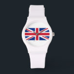 8-bits Uniepixelaansluiting Horloge<br><div class="desc">Union Pixel Jack UK Flag  8 Bit Pixel Art. Wereldbol Trotters is gespecialiseerd in idiosyncratische beelden van rond het wereldbol. Hier vindt u unieke Wenskaarten,  Briefkaarten,  Posters,  Muismatten en meer.</div>