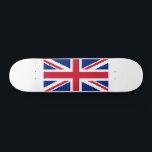 8-bits Uniepixelaansluiting Persoonlijk Skateboard<br><div class="desc">Union Pixel Jack UK Flag  8 Bit Pixel Art. Wereldbol Trotters is gespecialiseerd in idiosyncratische beelden van rond het wereldbol. Hier vindt u unieke Wenskaarten,  Briefkaarten,  Posters,  Muismatten en meer.</div>