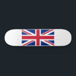 8-bits Uniepixelaansluiting Persoonlijk Skateboard<br><div class="desc">Union Pixel Jack UK Flag  8 Bit Pixel Art. Wereldbol Trotters is gespecialiseerd in idiosyncratische beelden van rond het wereldbol. Hier vindt u unieke Wenskaarten,  Briefkaarten,  Posters,  Muismatten en meer.</div>