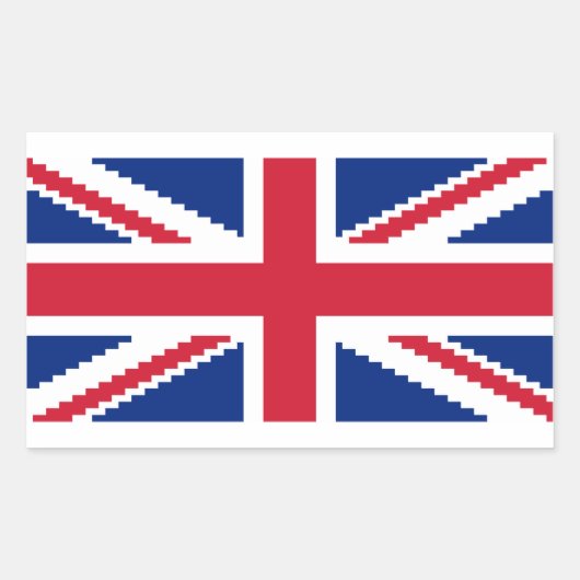 8-bits Uniepixelaansluiting Rechthoekige Sticker (Voorkant)