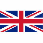 8-bits Uniepixelaansluiting Staand Fotobeeldje<br><div class="desc">Union Pixel Jack UK Flag  8 Bit Pixel Art. Wereldbol Trotters is gespecialiseerd in idiosyncratische beelden van rond het wereldbol. Hier vindt u unieke Wenskaarten,  Briefkaarten,  Posters,  Muismatten en meer.</div>