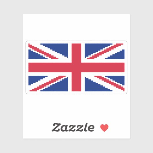 8-bits Uniepixelaansluiting Sticker (Vel)