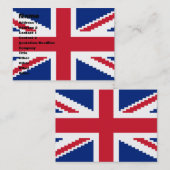 8-bits Uniepixelaansluiting Visitekaartje (Voorkant / Achterkant)