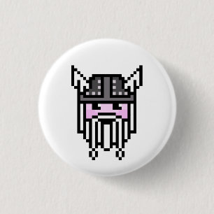 8-bits Viking Ronde Button 3,2 Cm