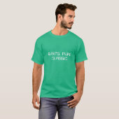8 bits, zuiver klassieke t-shirt (Voorkant volledig)