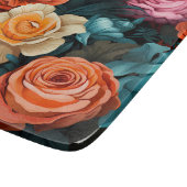 #8 Bloemen patroon Snijplank (Hoek)