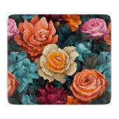 #8 Bloemen patroon Snijplank (Voorkant)