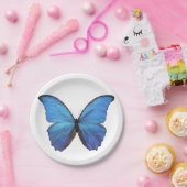 8 Bord Blue Morpho Butterfly (Feest)