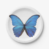 8 Bord Blue Morpho Butterfly (Voorkant)