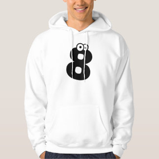 8, brief met oogballen hoodie