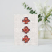 8 Briefkaart met aanwijsbare sterren (Staand voorkant)