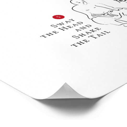 8 Brocades Ba Duan Jin QiGong Poster (Hoek)