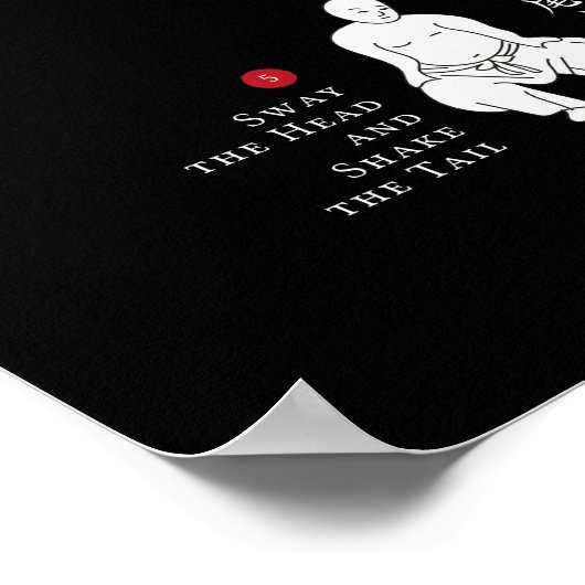 8 Brocades Ba Duan Jin QiGong Poster (Hoek)