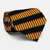 8 BULLETS op zwarte achtergrond Stropdas (Opgerold)