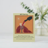 #8 Craving - van afhankelijke opkomst Briefkaart (Staand voorkant)