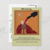 #8 Craving - van afhankelijke opkomst Briefkaart (Voorkant / Achterkant)